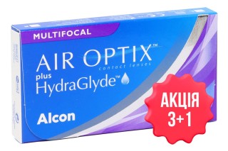 Контактные линзы Air Optix plus HydraGlyde Multifocal - linza.ua